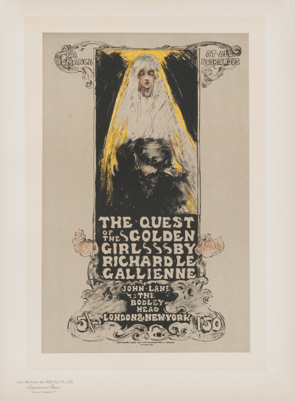 Bride-like figure in eerie setting; black, yellow, white